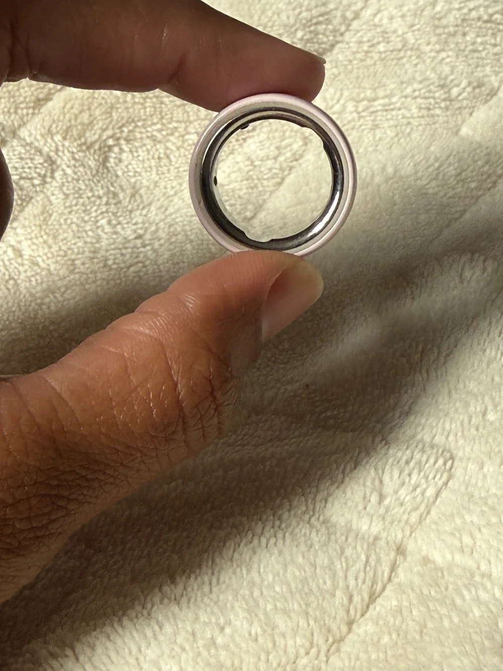 Oura Ring 4 Ceramic – Petal Pink | Size 6 | Like New